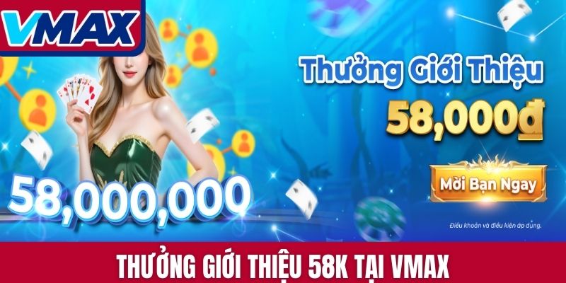 Thưởng giới thiệu 58K tại VMAX
